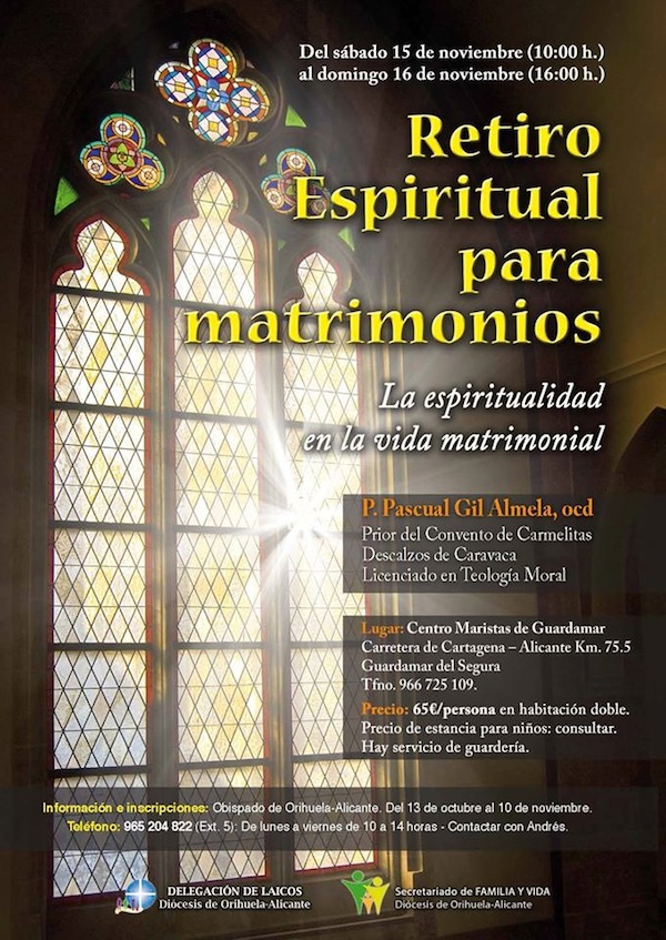 RETIRO ESPIRITUAL PARA MATRIMONIOS