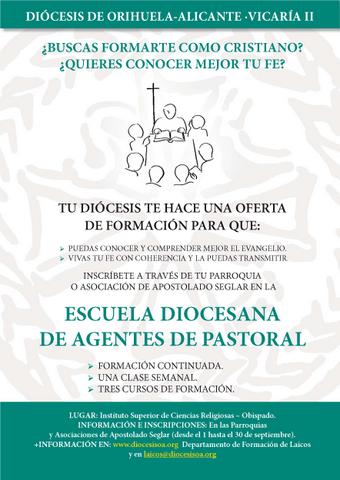 ESCUELA DIOCESANA DE AGENTES DE PASTORAL