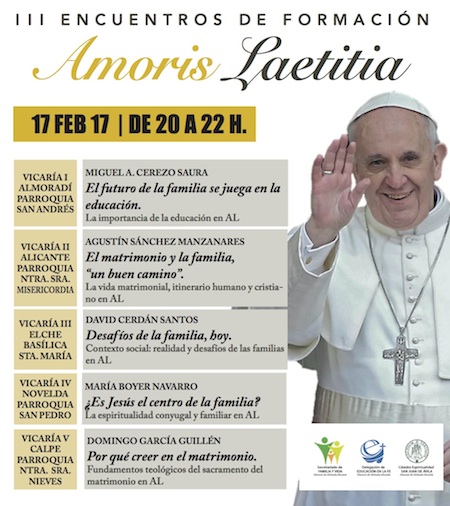 ENCUENTROS FORMACIÓN AMORIS LAETITIA