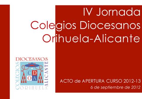 Iv jornada de colegios diocesanos