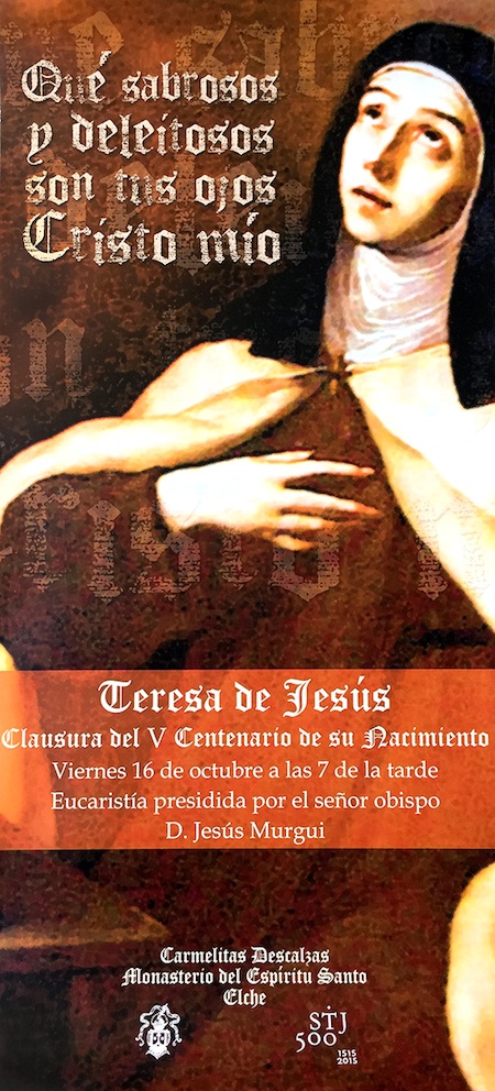 CLAUSURA AÑO JUBILAR TERESIANO