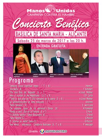 CONCIERTO BENÉFICO MANOS UNIDAS