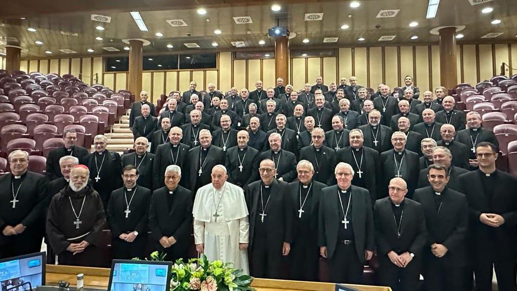 REUNIÓN DEL EPISCOPADO ESPAÑOL CON EL PAPA FRANCISCO