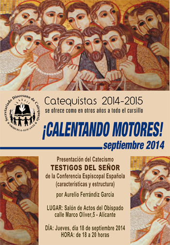 ENCUENTRO CATEQUISTAS 2014 - 2015CALENTADO MOTORES