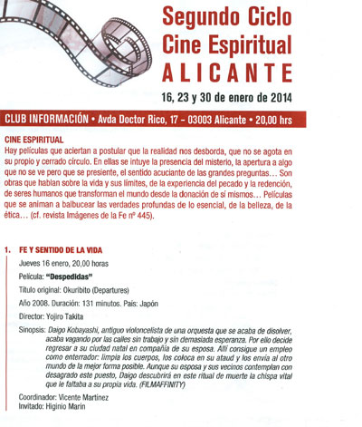 SEGUNDO CICLO CINE ESPIRITUAL