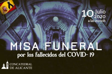 EL OBISPO PRESIDE LA MISA FUNERAL EN MEMORIA DE LOS FALLECIDOS A CAUSA DE LA PANDEMIA