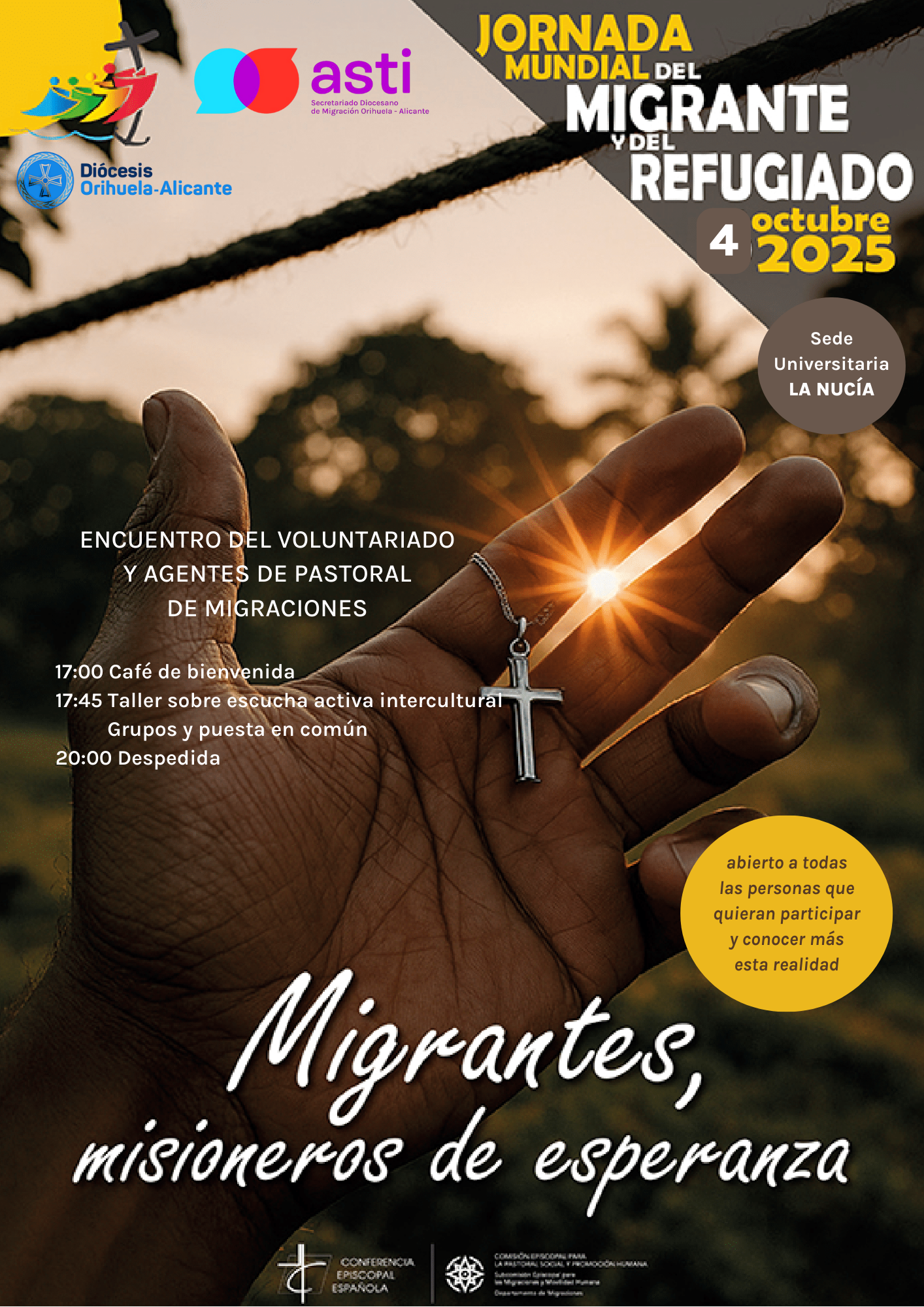 JORNADA MUNDIAL DEL MIGRANTE Y DEL REFUGIADO 2025 «MIGRANTES, MISIONEROS DE ESPERANZA»