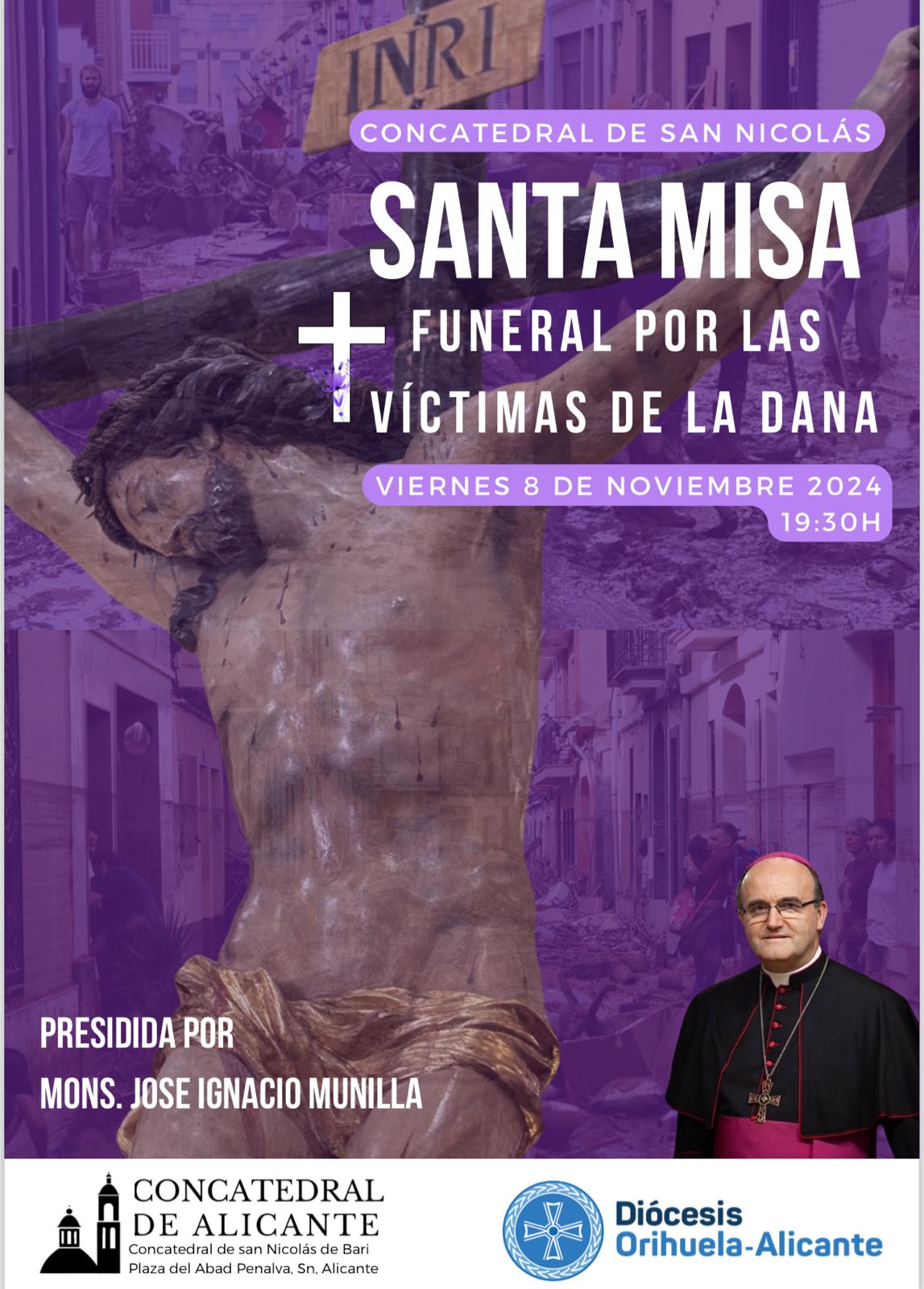 MISA FUNERAL Y CONCIERTO POR LA VÍCTIMAS DE LA DANA